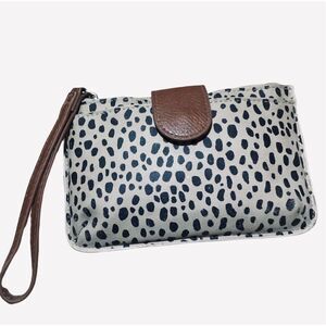 Leopard Wristlet